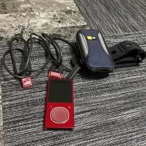 Microsoft Zune MP3 player RED